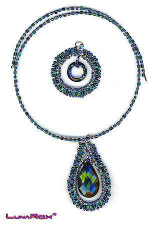 Labadorite pendants and Neckwire